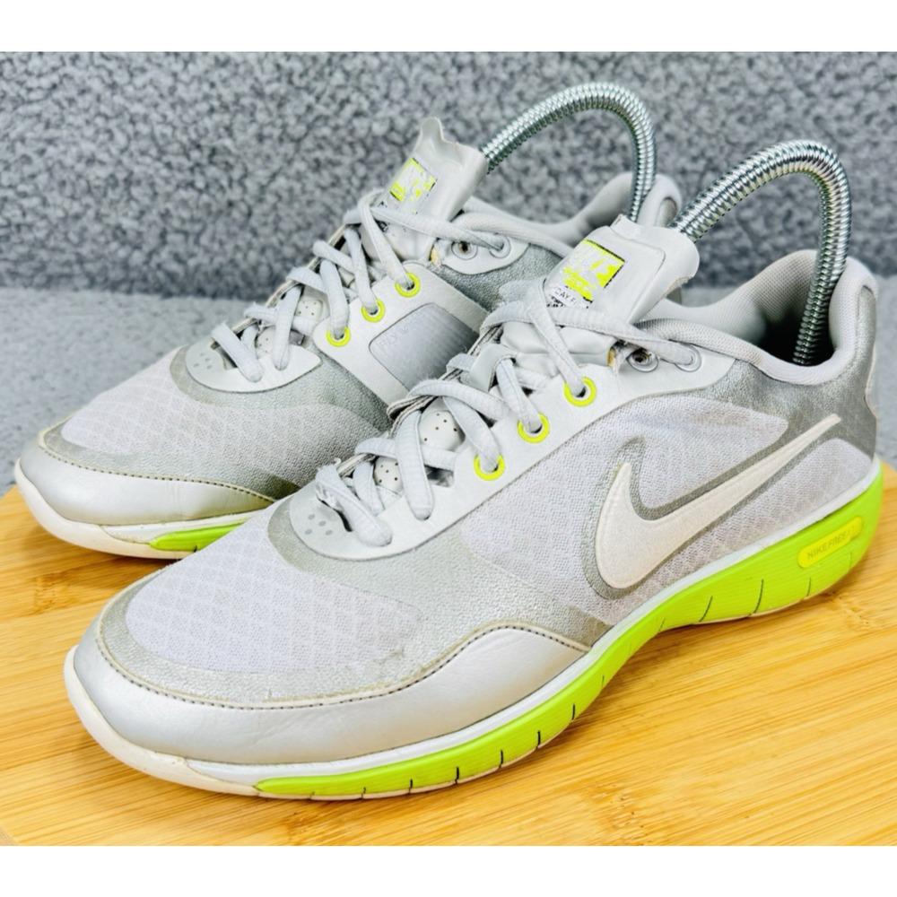 Nike Free XT Run Womens 7 Gray Volt Training Running Shoes